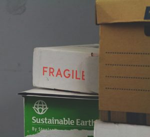 Photo of some cardboard boxes stacked up